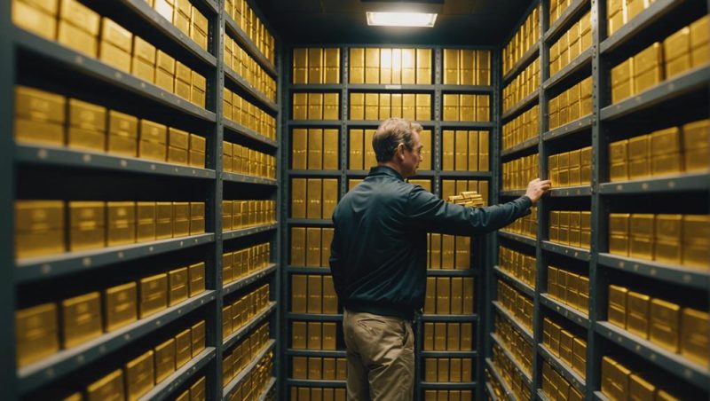 securing physical gold storage