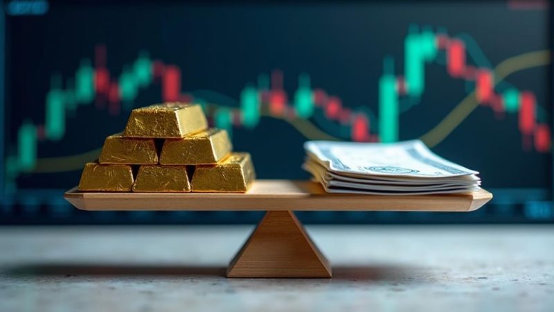 balancing stocks and gold